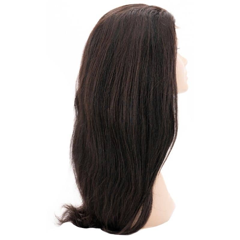 Straight 4x4 Transparent Closure Wig